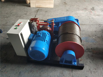 30 Ton Maximum Lifting Weight Electric Wire Rope Winch 6 - 9 M/Min Cable Rated Speed