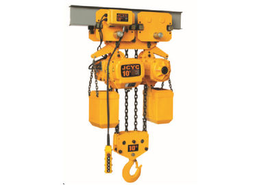 4 Load Chain 10 Ton Chain Hoist , Standard Headroom Small Chain Hoist