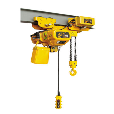 Low Headroom Electric Chain Hoist Dengan Operasi Aman Trolley Perjalanan